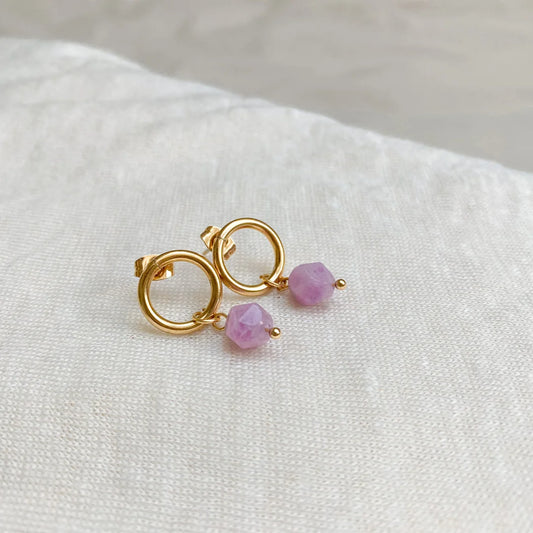 Oorbellen Chalcedoon